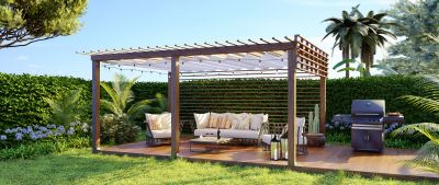 Pergola Wood Staining